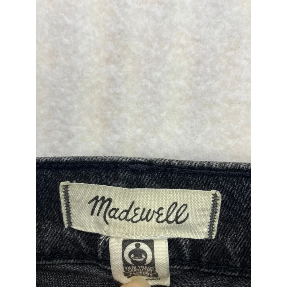 Madewell The Perfect Vintage Jean High Rise Lunar Wash‎ Black Denim MD713 29P